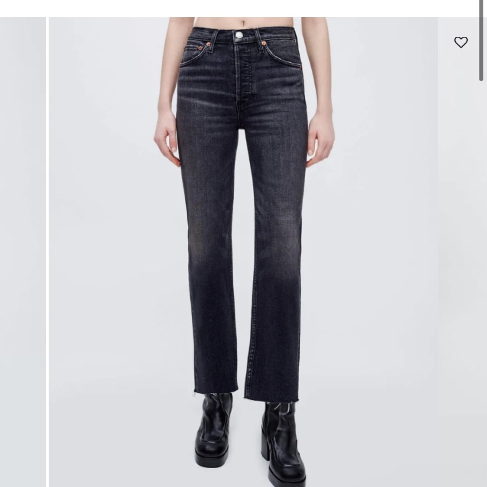 RE/DONE Jeans - High rise 70s stove pipe